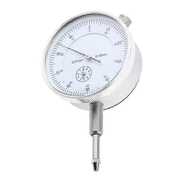 Stål 0,01 mm Noggrannhet Indikatorklocka Mätinstrument 0-10 mm