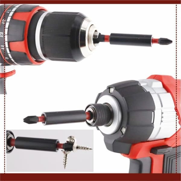Sett med 10 Bull Bits 25mm PH2 slagskrutrekkerbits – Phillips #2. Shock Zone. S2 stål. Torsion Zone