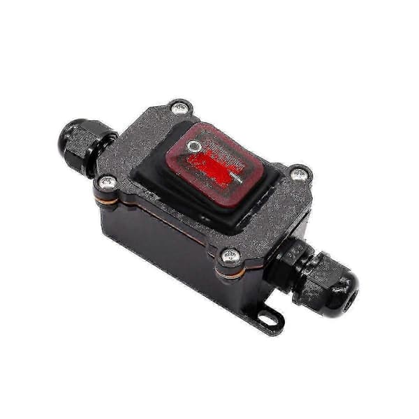IP67 Vanntett Inline-bryter 12V DC 20A Høystrøms Vanntett Bryter