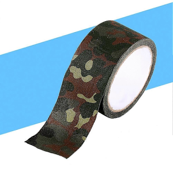 10m Vedenpitävä Bioninen Teippi Camouflage-teippi Ulkometsästykseen (Saksalainen Pilkkucamouflage)
