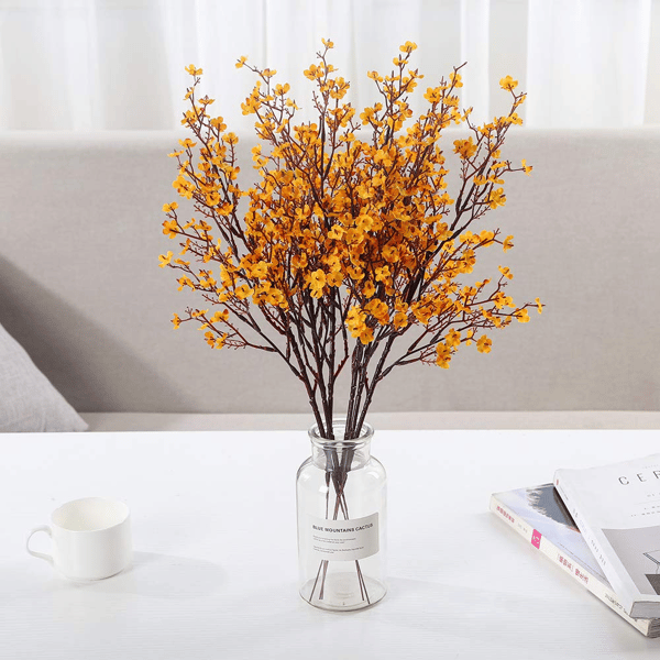 kunstig falsk silkeblomst