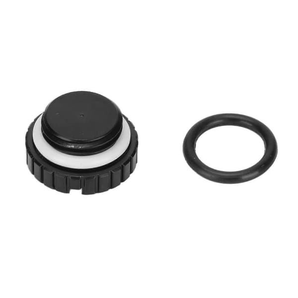 Vandstop Prop Sort Sølv G1/4 Gevindprop Fitting med O-ring til Computer Vandkølesystem Sort