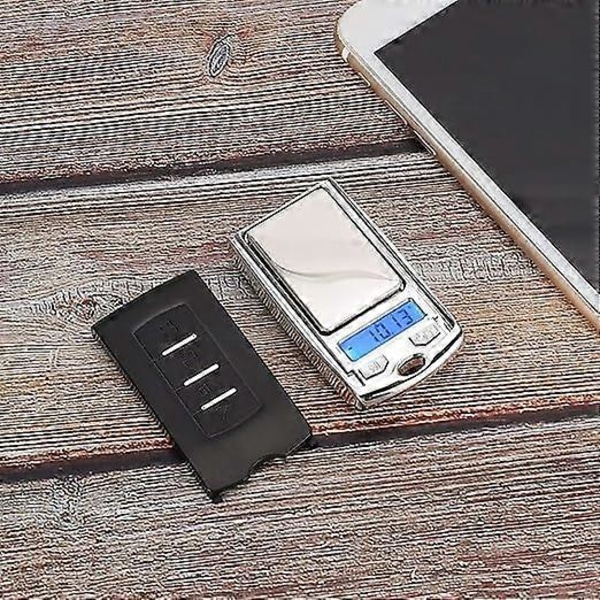 Mini Bærbar Gram Vekt 100g / 0.01g Digital Lommevekt Bilnøkkelform Elektronisk Vekt Mini Smykkevekt Balanse Digital Elektronisk Smykkemat