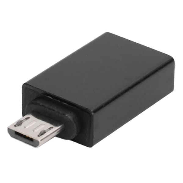 2 st Adapter Konverterare USB Micro OTG för Laptop Telefon PC Gamepad Dataöverföring Laddning