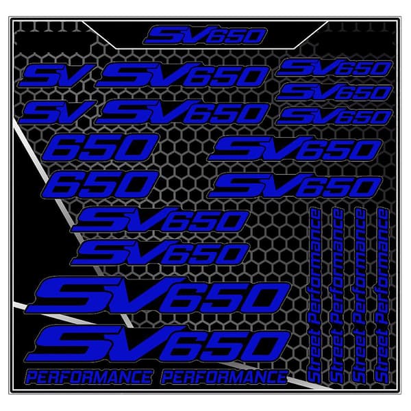 Suzuki Sv650 Tarrasarja Sv 650 Logopaketti