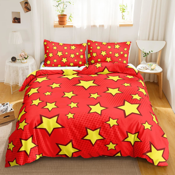 Printed Sängkläder Set Queen Size Galaxy Cover Set Kid Fantasy Universe Täcken Cover Ultramjukt polyester cover