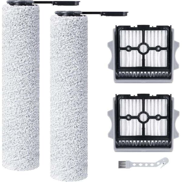 Udskiftningsbørsterulle og HEPA-filter til Tineco Floor One Stretch S6/Switch S6 Stretch/Switch S7 Stretch/i6 Stretch/i5 Stretch gulvvaskere.
