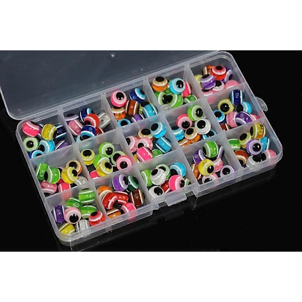 Fiskeøje Perler Fiskeline Perler Assorterede Blandede Farver Fiskeperler, 8mm, Blandede Farver, 50 Stk