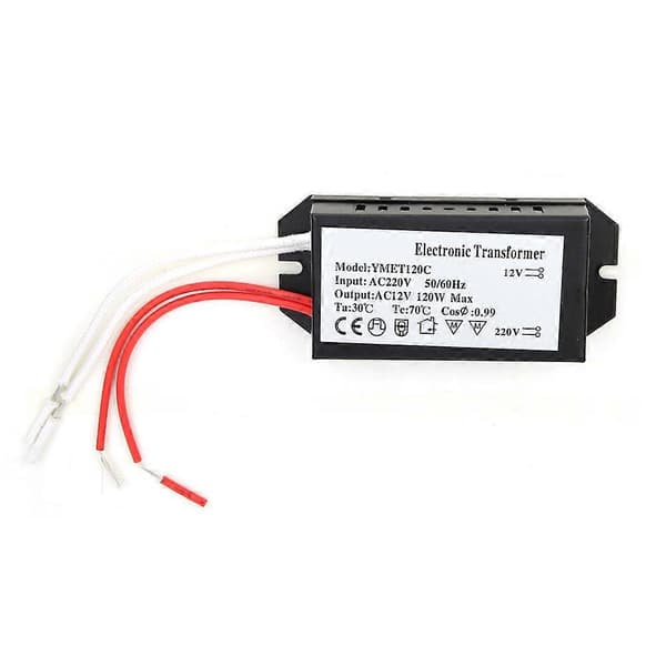 220V til 12V Elektronisk Transformator Spenningsomformer Smart Strømforsyning Driver (120W)