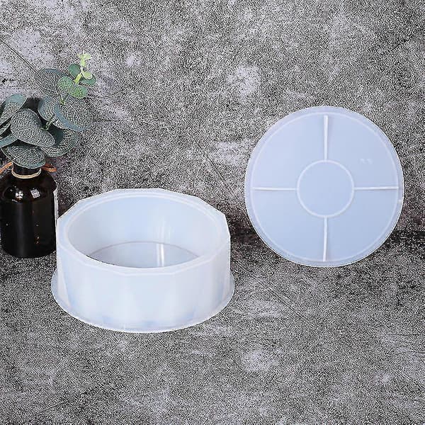 Rombe Rund Form Base Epoxy Form Til Slikbeholdere Blomsterpotter Lang Levetid