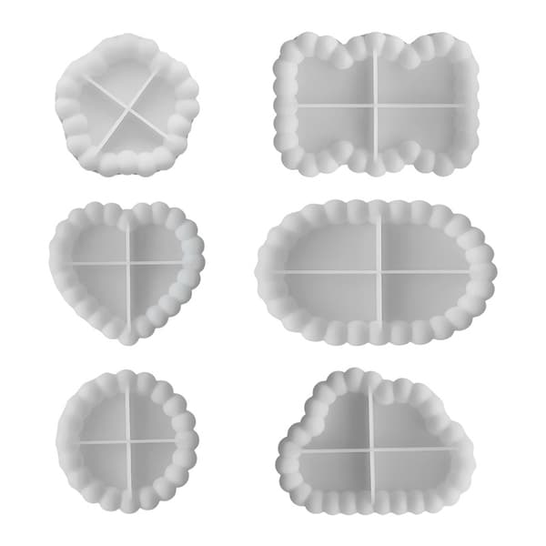 2-delad bubbelbricka underläggsform - DIY bordsdekorationer för hem, bröllopsfester J-221