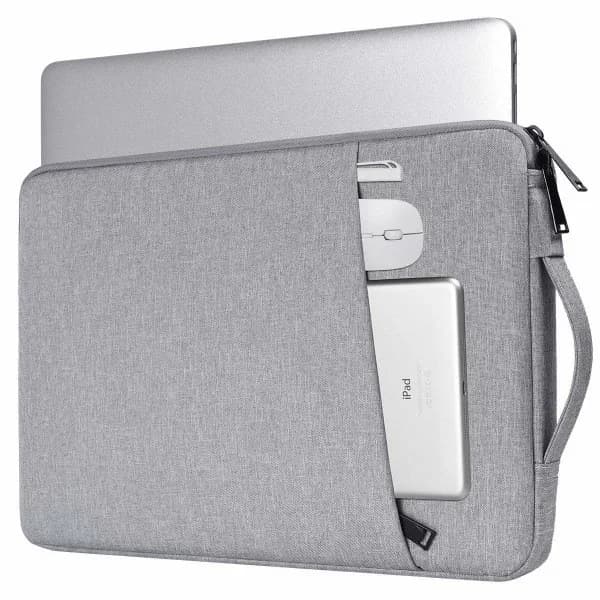 INF Laptop Taske 14,1 tommer/15,4 tommer Canvas Grå