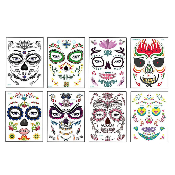 1 st Halloween Makeup Stickers Halloween Temporary Stickers