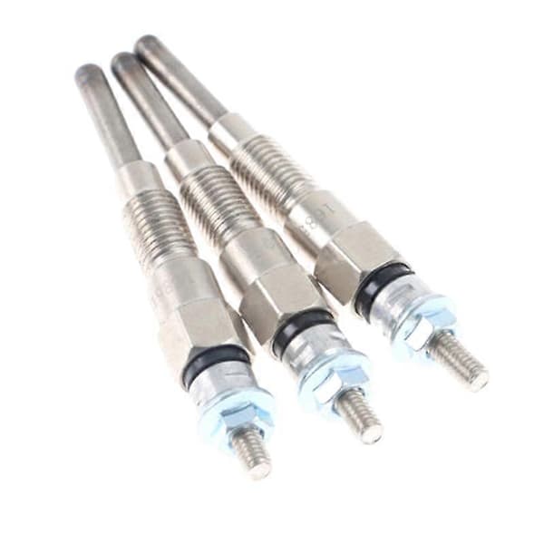 3 stk. Motorvarmer Gløderør 8 mm til Traktor B21 B1700D B1700E Reservedelsnummer 16851-65512 16851-65510