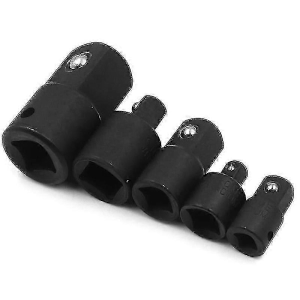 Chrome Vanadium Stål 50bv30 Amerikansk Pneumatisk Adapter Sort Muffe Enkelt Hul Uden Slids 5 Pak Sort