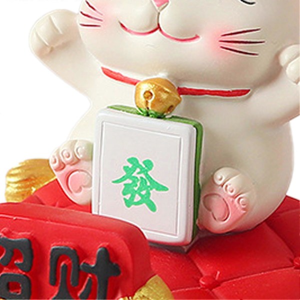 Lucky Cat Smartphone Stand Sød Håndfri Funktionel til Bilinstrumentbræt Hjemmekontor Skrivebord Tiltræk Rigdom
