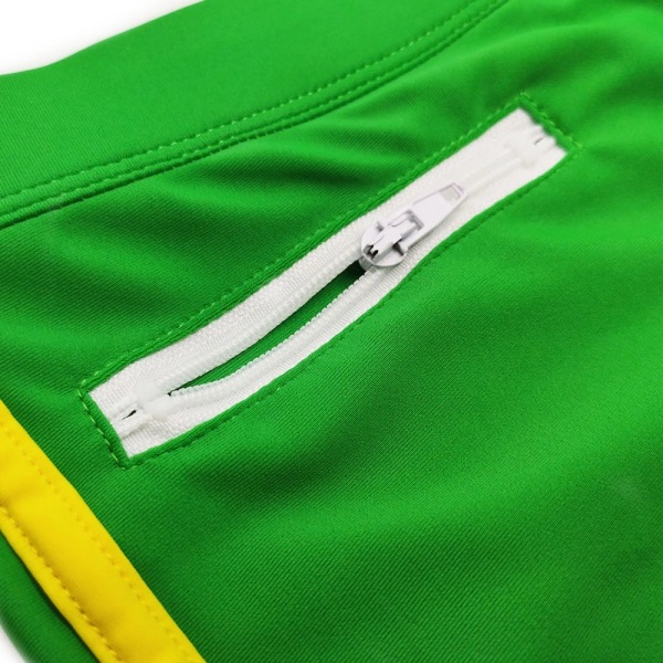 Badkläder för män Badbyxor Boxer Pocket Beach Shorts Green XL