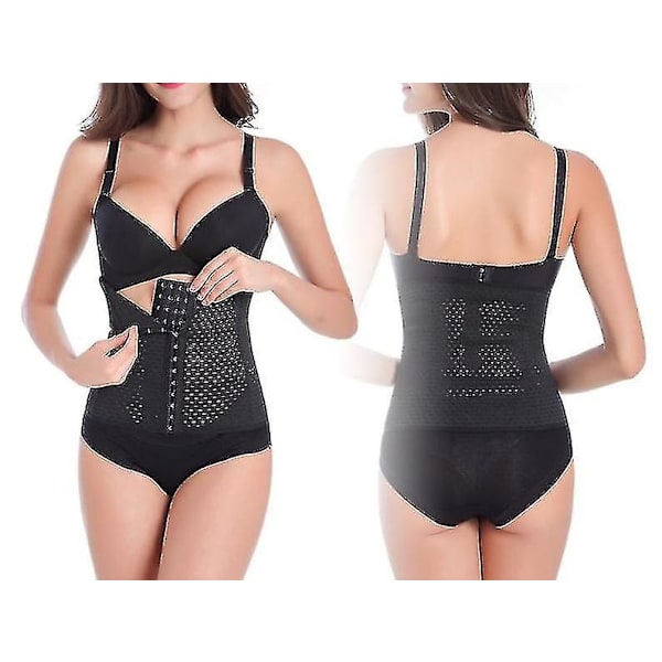 Tflycq träningskorsett / waist trainer för timglasfigur, 3xl - Svart M