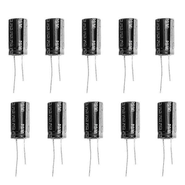 10 stk. sorte 35V 4700F aluminium elektrolyt kondensator standard terminal 18 x 30 mm