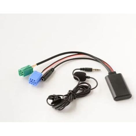För Renault Updatelist: Bluetooth ljud/telefon AUX-kabeladapter AUX Bluetooth