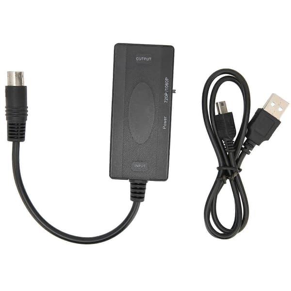 Spillkonsollkonverter Driverfri Lossless for SS til HD Multimedia Interface Adapter for HDTV