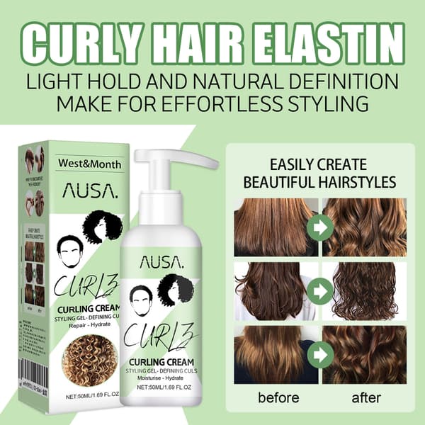 Curl Elasticizer: Krølledefinerende, Fluffy, Sterk og Krusreduserende Hårpleie