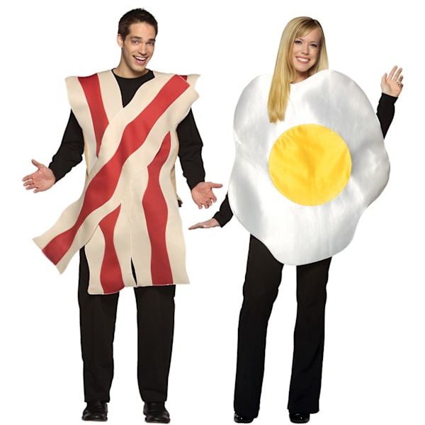 Unisex Blt Group Vuxen Bacon Ägg Sallad Tomat Halloween Mat Kostym Bacon A