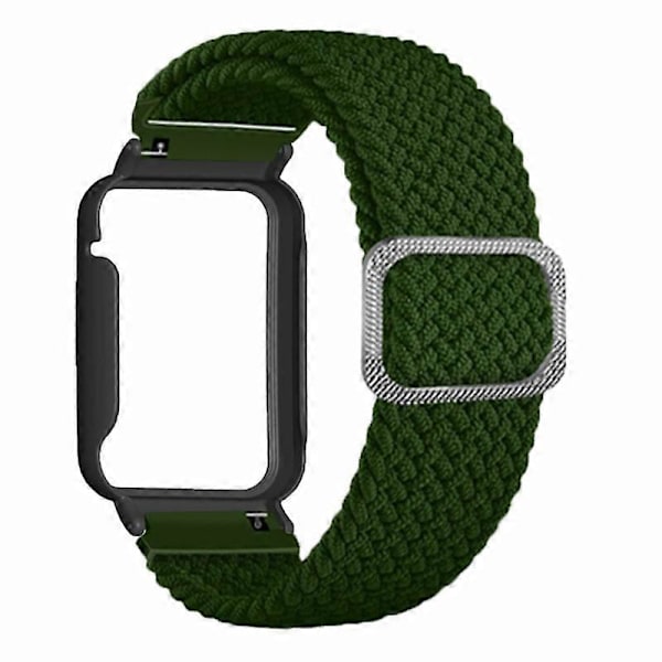 Type K Flettet nylonrem med urkasse til Xiaomi Smart Band 8 Pro