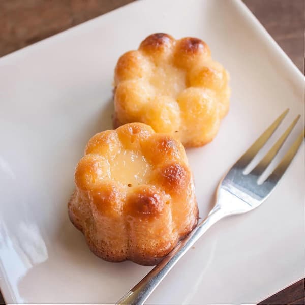 4-pak Bageforme; Bordeaux Fransk Creme Cannele Kage Traditionelle Bageforme