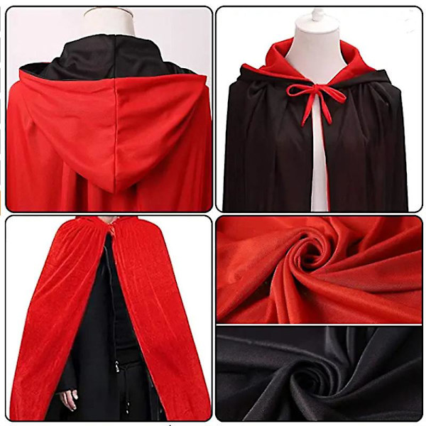 Vuxna barn unisex vampyrdräkt Halloween kostymfest Demon Kohorn Hårband Semesterfest Performance rekvisita 2 120CM