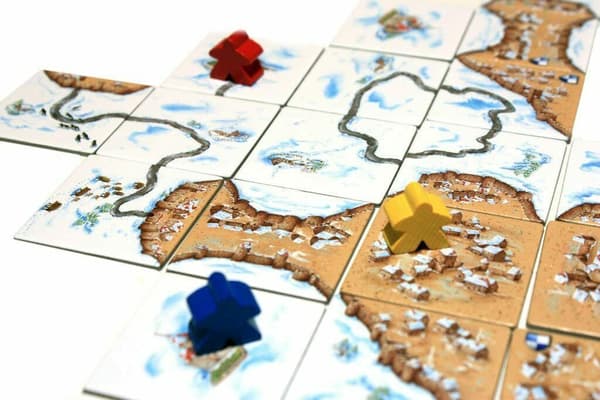 Nytt brettspill Carcassonne vinterutgave Spill Carlsson Vintersolverv-utgave