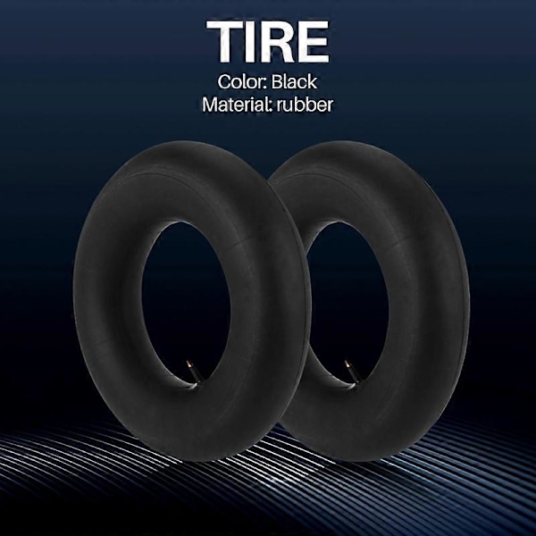 2-pack 4.80/4.00-8 tum Innerslangar för Gräsklippare, Skottkärror, Kärror och Mer