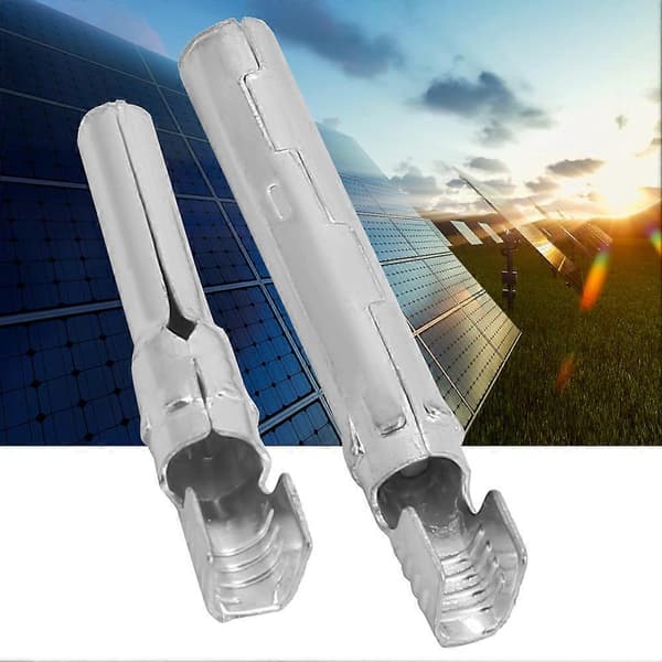 10 Par Solcellepanel Kabel Mannlig Hunn Koblinger Kit Koblingsdeler