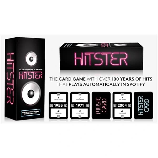 1 kpl Hitster Musiikkikorttipeli