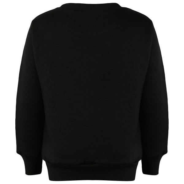 Barn Unisex Sweatshirt Set för enkel träningsoverall Black 13 Years