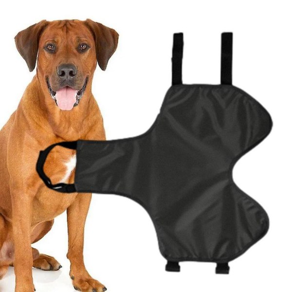 Hundtyg Magband Andas kissblöja Hanhund Wrap Justerbart och vattentätt magband för husdjur inomhus eller utomhusbruk Gray L