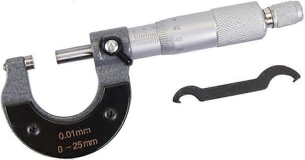 282378 Utenpåliggende Mikrometer 25 mm