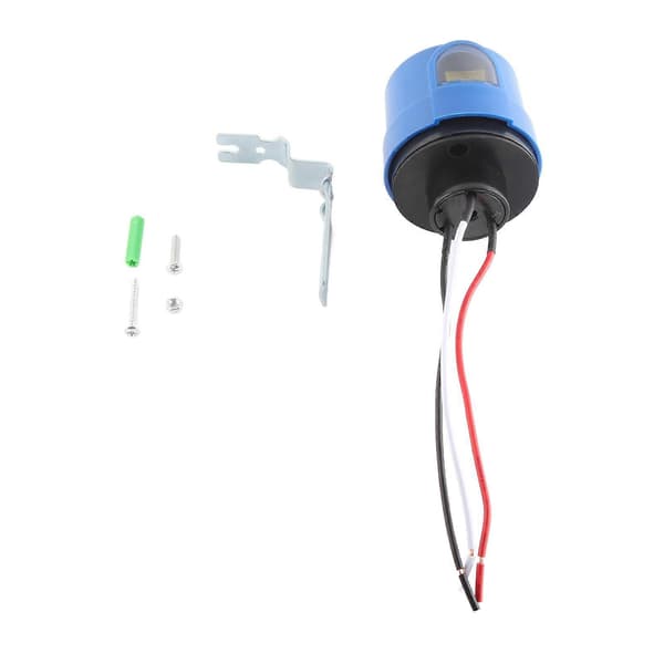 Lyssensor Kontrollbryter Gatelampe Vanntett Sensorstyring 110240V for Utendørs
