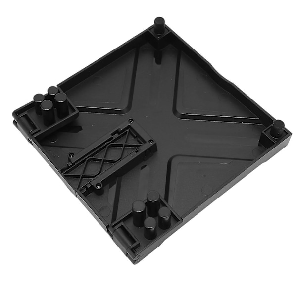 Pelikonsolin pölysuojasuodatin ABS pölytiivis suojasuodatin VR-sisäänvedettävällä säilytystelinekoukulla Xbox Series X -isännälle, musta