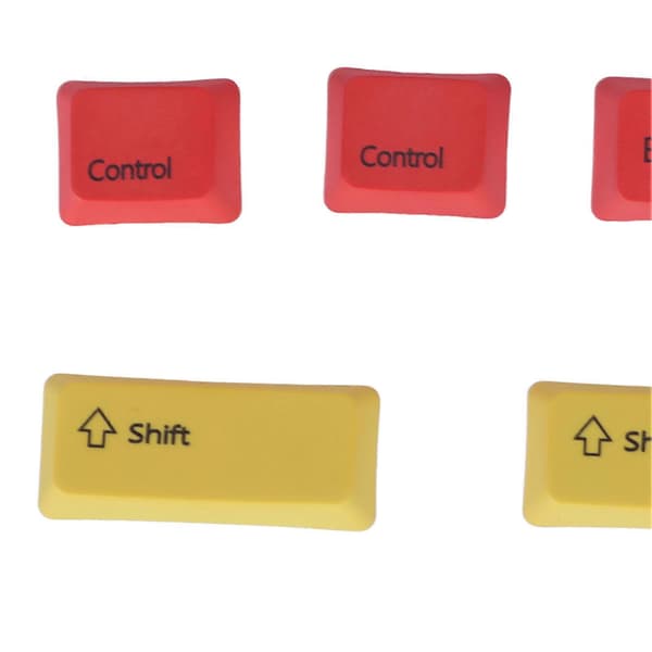 Keycaps PBT Materiale Lyse Farver Termisk Sublimeringsproces Farve Udskiftnings Keycaps