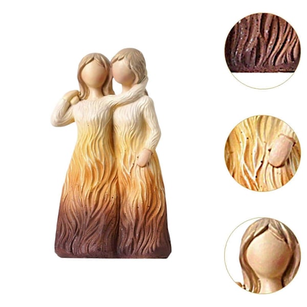 Karakterfigur Håndverk Morsom Moderne Harpiks Ornament for Kjøkken Pult Kontor Stil A