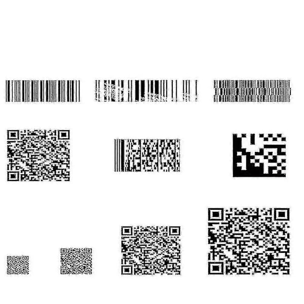2D QR Streckkod Trådlös Skanner, Läser Skärmstreckkod