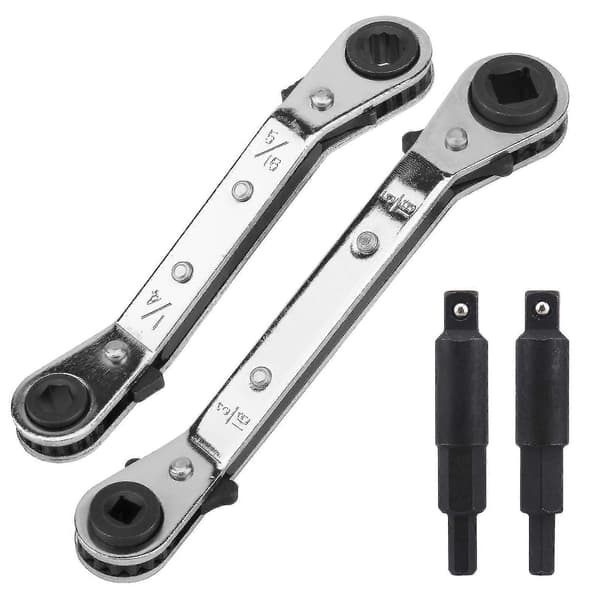 4st/set Adapter Reparationsverktyg Kolstål Med Hex Bit Hållbar