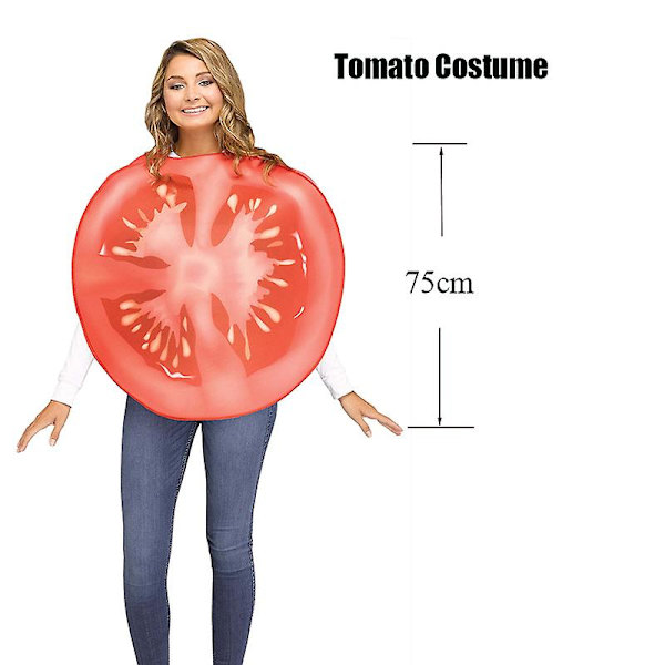 Unisex Blt Group Vuxen Bacon Ägg Sallad Tomat Halloween Mat Kostym Tomato
