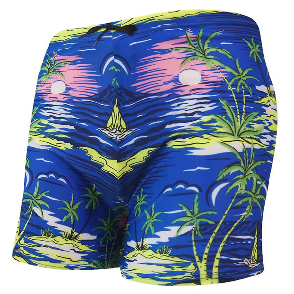 Badbyxor för män Strandshorts Boxer för män Badkläder för män style 3 3XL 68-92cm