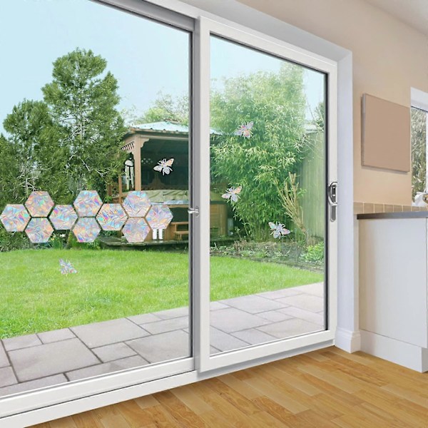 Regnbue Prism Vindusdekaler Elektrostatisk Paste Glass Pvc Lim