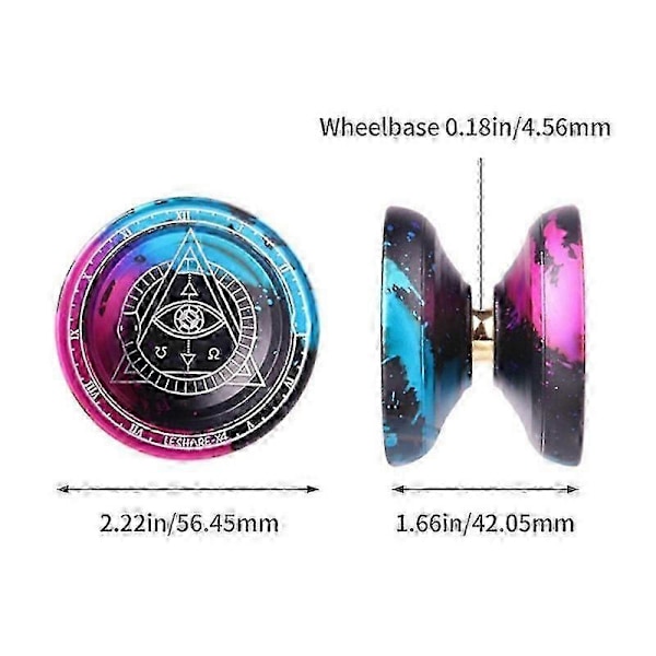 Yoyo Professionell Tävlingsnivå YOYO Boll Enkel Metall Legering YOYO Boll