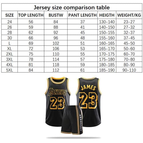 Lakers # 23 LeBron James Basketbollströja Vuxen Barn Set 4XL