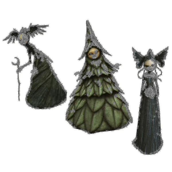 1 kpl Riippuva Horror Noitahahmo Halloween DIY Koriste Ripustus-b