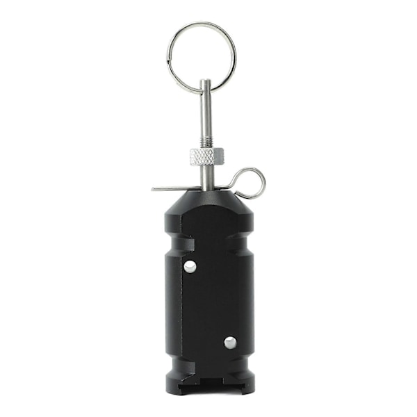 Trip Alarm 4.5V til Camping Telt Perimeter Aluminium Legering Haveartikler Sort